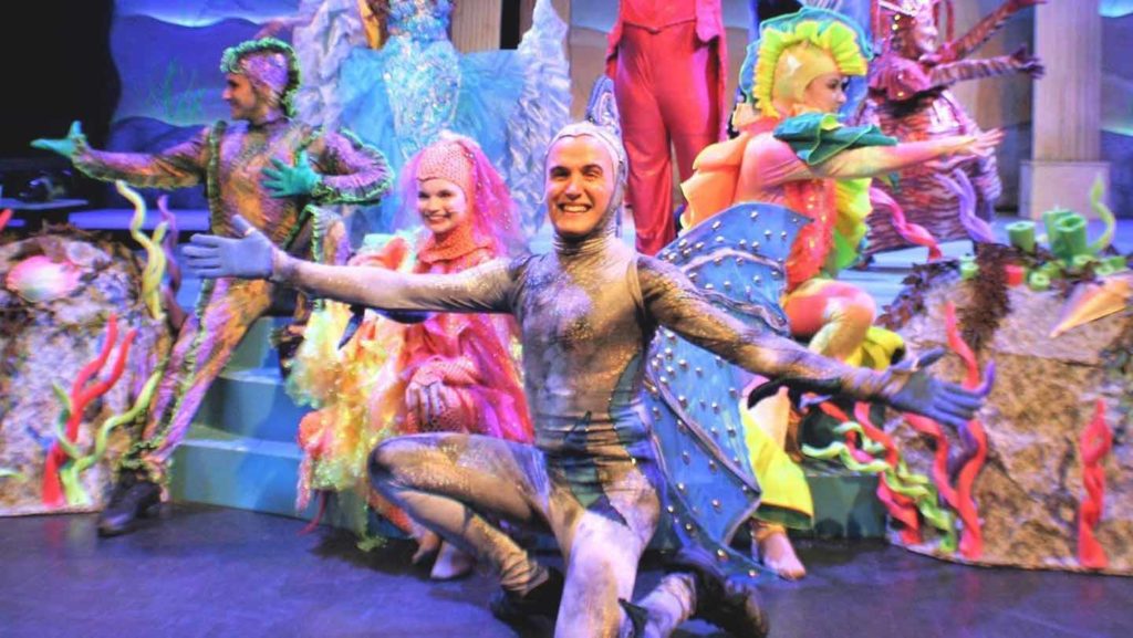 A photo of the Little Mermaid show at the Alhambra Theatre
